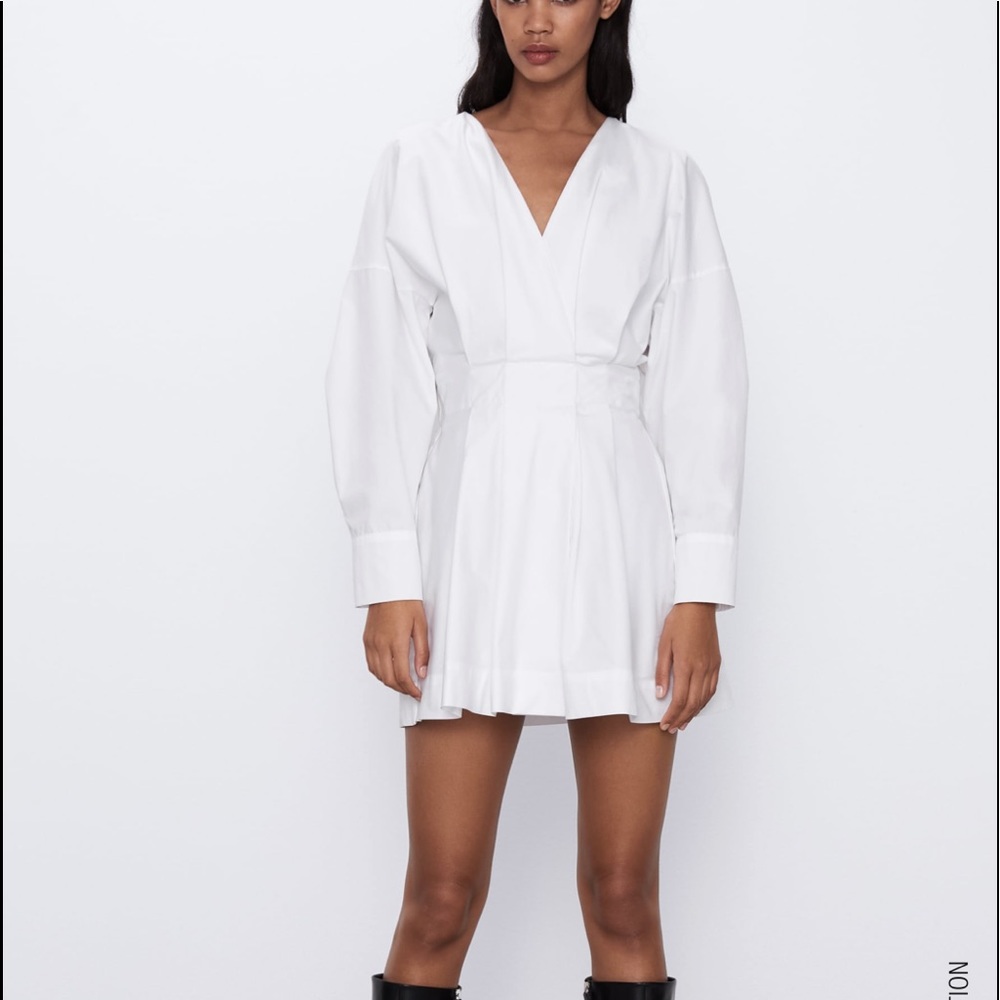 Zara white dress